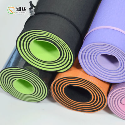 résistance de fente de tapis de yoga de bande de 173*61cm avec des lignes d'alignement