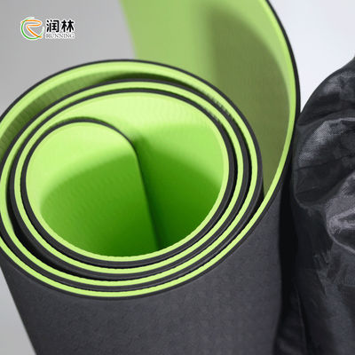 tapis de yoga de forme physique de 6mm, yoga Mat Eco Friendly de bande pour Pilates