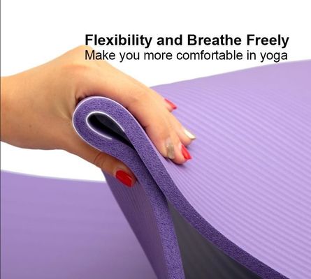 tapis de forme physique de gymnase de 10mm pour l'approbation s'exerçante de GV de Pilates de yoga