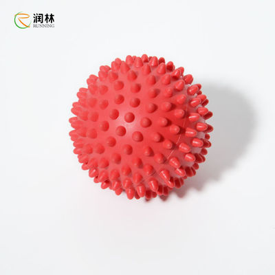 Boule matérielle de massage de yoga de PVC de Runlin, boule pointue de yoga de 9cm