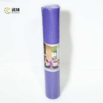 tapis matériel à une seule couche 173cm*61cm de yoga de PVC pour la routine de séance d'entraînement