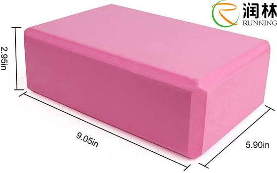 Le glissement doux d'EVA Foam Yoga Bricks Anti de 2 paquets fournit la stabilité et l'équilibre
