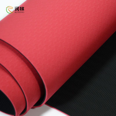 Yoga Mat Anti Tear Non Slip de bande de forme physique de Pilates avec des repères d'alignement