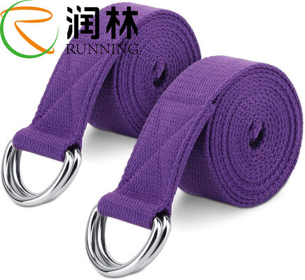 Flexibilité du coton D Ring Yoga Strap Stretches For de polyester et physiothérapie
