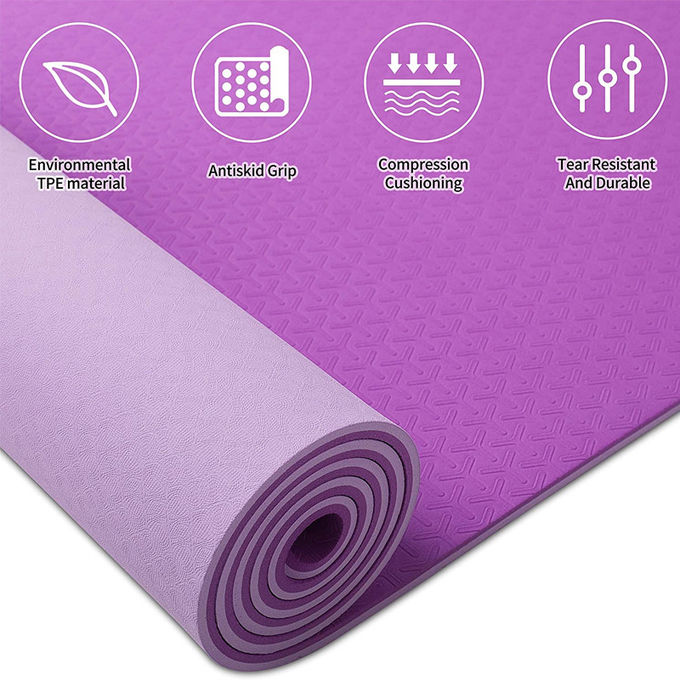Résistance élevée 1 de fente de longévité de forme physique de bande de tapis qui respecte l'environnement de yoga