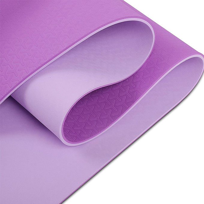 Résistance élevée 2 de fente de longévité de forme physique de bande de tapis qui respecte l'environnement de yoga