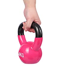 Formation solide Kettlebell de force de fonte de corps de rose pour la séance d'entraînement à la maison de gymnase 10