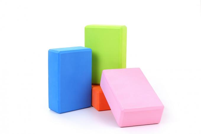 L'équilibre et l'appui purs réutilisés faits sur commande de couleur de bloc de yoga améliorent la force 1