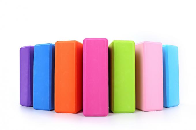 L'équilibre et l'appui purs réutilisés faits sur commande de couleur de bloc de yoga améliorent la force 3