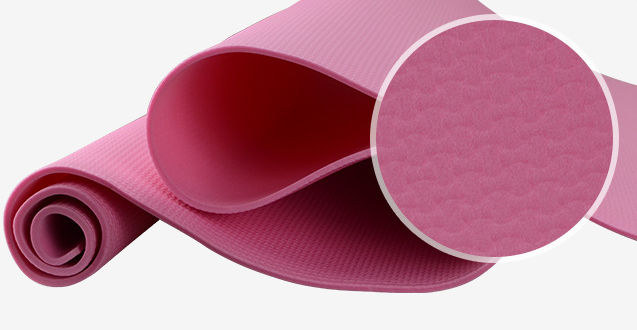 Écument le tapis 6mm pur épais fait sur commande de yoga de double couche de couleurs d'EVA Yoga Mat 4mm 3