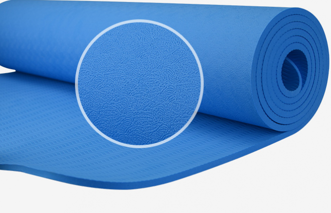 Écument le tapis 6mm pur épais fait sur commande de yoga de double couche de couleurs d'EVA Yoga Mat 4mm 4