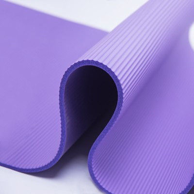 tapis de yoga de 180X50cm NBR, séance d'entraînement épaisse colorée Mat With Bag