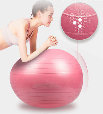 Boule d'équilibre de yoga du matériel 45cm-75cm de PVC avec la garantie de 2 ans
