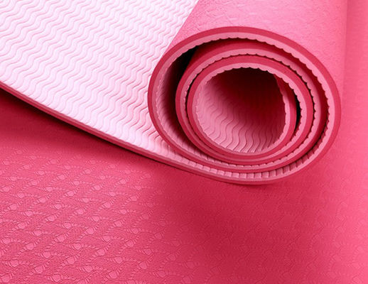 Le GV professionnel a certifié le tapis 6mm de yoga de matériel de bande pour Pilates et exercices de plancher