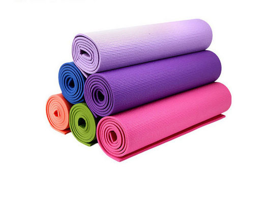 Tapis lavable de yoga de PVC, anti tapis de séance d'entraînement de glissement de Runlin