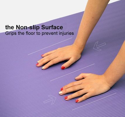 Tapis polyvalent de yoga à la maison de 8mm avec la bride commode de tapis