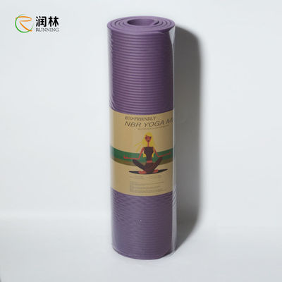 Tapis matériel mou de yoga de forme physique de NBR, tapis de plancher d'ODM Pilates d'OEM