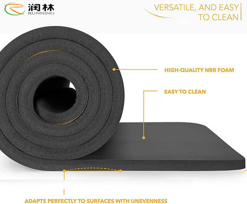 les couleurs multi de 10mm glissent non le yoga Mat For Floor Exercises de mousse de Nbr