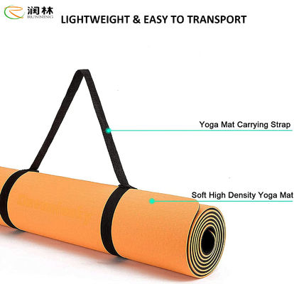 Les textures écologiques fonctionnantes apprêtent yoga Mat For Indoor Outdoor Exercise de bande
