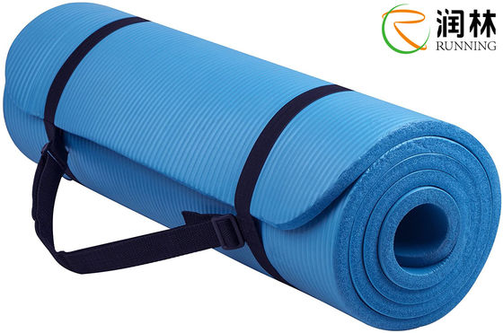 Tapis à haute densité épais supplémentaire de yoga d'exercice de larme de pouce de 1/2 anti avec la courroie de transport