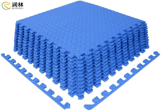 Exercice imperméable Mat With EVA Foam Interlocking Tiles de puzzle de forme physique