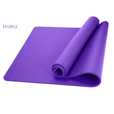 Quatre morceaux adaptent au yoga épais Mat Non Toxic Pink de forme physique de gymnastique 10mm