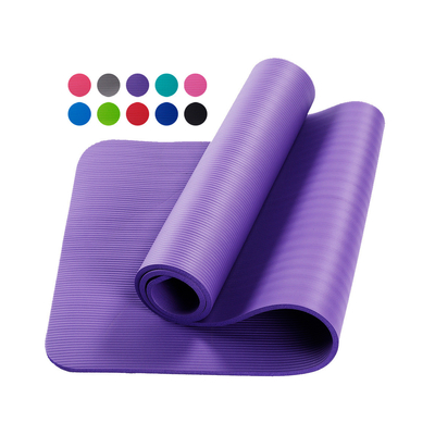 Glissement 183*61*1CM de Mat Solider Color Anti Tear de gymnase de yoga extérieur de Pilates NBR anti