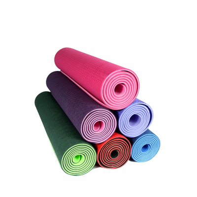 Yoga en caoutchouc Mat Anti Tear Non Slip de gymnase de bande de marque de distributeur 6Mm