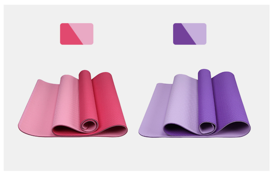 Logo organique de Mat Waterproof Non Slip Custom de yoga de bande de Pilates de forme physique