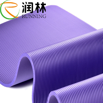 15 millimètres épaississant le yoga Mat Antiskid Exercise Yoga Mat de NBR ont adapté aux besoins du client