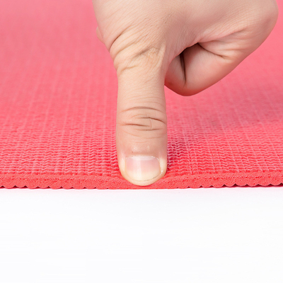 Extension à haute densité Mat Linen Yoga Mat de PVC de prévention de dérapage