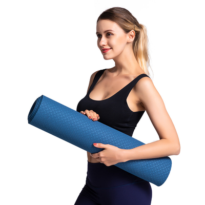 FOLÂTRE le yoga épais Mat Non Slip Logo de bande adapté aux besoins du client avec la courroie
