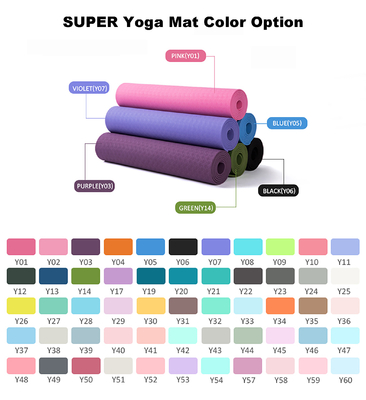 Yoga facile compressif Mat Foldable Shock Absorbing Eco de bande amical
