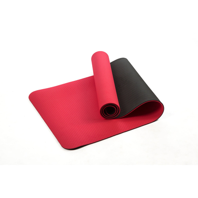 Adapté aux besoins du client imprimant le yoga Mat Single Color de bande 6mm pour la forme physique